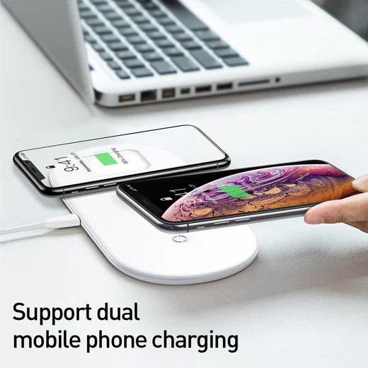 Baseus 3 in 1 Draadloze Oplader [iPhone + Apple Watch + AirPods] Wit afbeelding 15