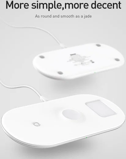 Baseus 3 in 1 Draadloze Oplader [iPhone + Apple Watch + AirPods] Wit afbeelding 20