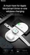 Baseus 3 in 1 Draadloze Oplader [iPhone + Apple Watch + AirPods] Wit afbeelding 3