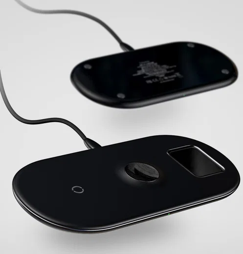 Baseus 3 in 1 Draadloze Oplader [iPhone + Apple Watch + AirPods] Zwart afbeelding 11