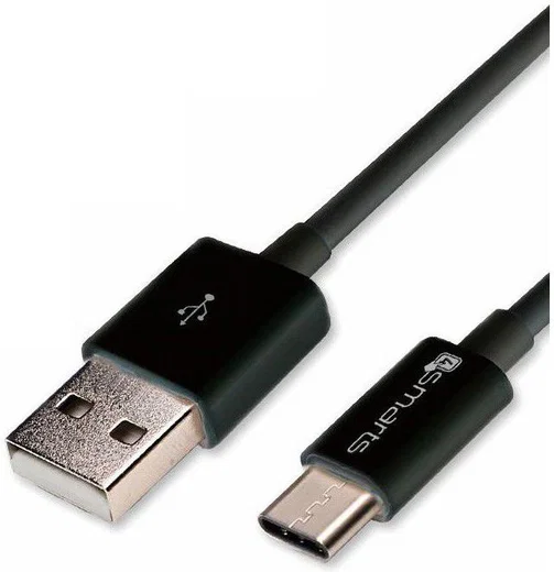 4smarts 3.4A Dubbele Auto Snellader 17W met USB naar USB-C Kabel Zwart afbeelding 3