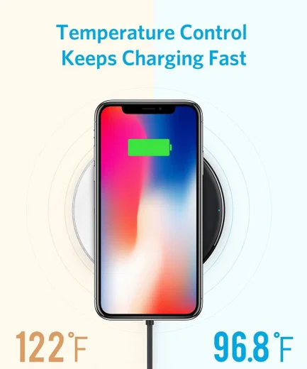 Anker PowerPort Wireless 5W Draadloze Oplader Zwart afbeelding 5