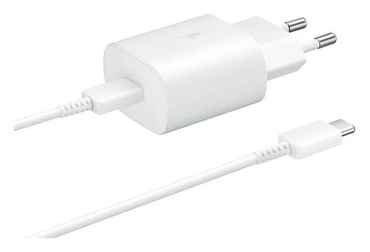 Originele Samsung 25W Power Adapter met USB-C Kabel 1 Meter 3A Wit afbeelding 1