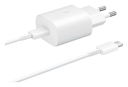 Originele Samsung 25W Power Adapter met USB-C Kabel 1 Meter 3A Wit