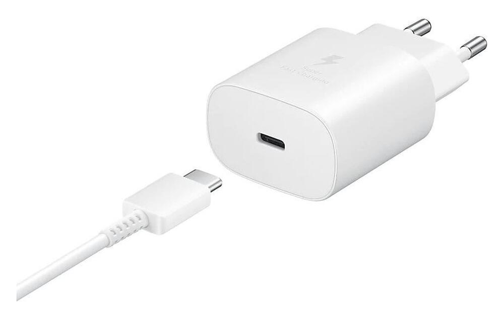 Originele Samsung 25W Power Adapter met USB-C Kabel 1 Meter 3A Wit afbeelding 8