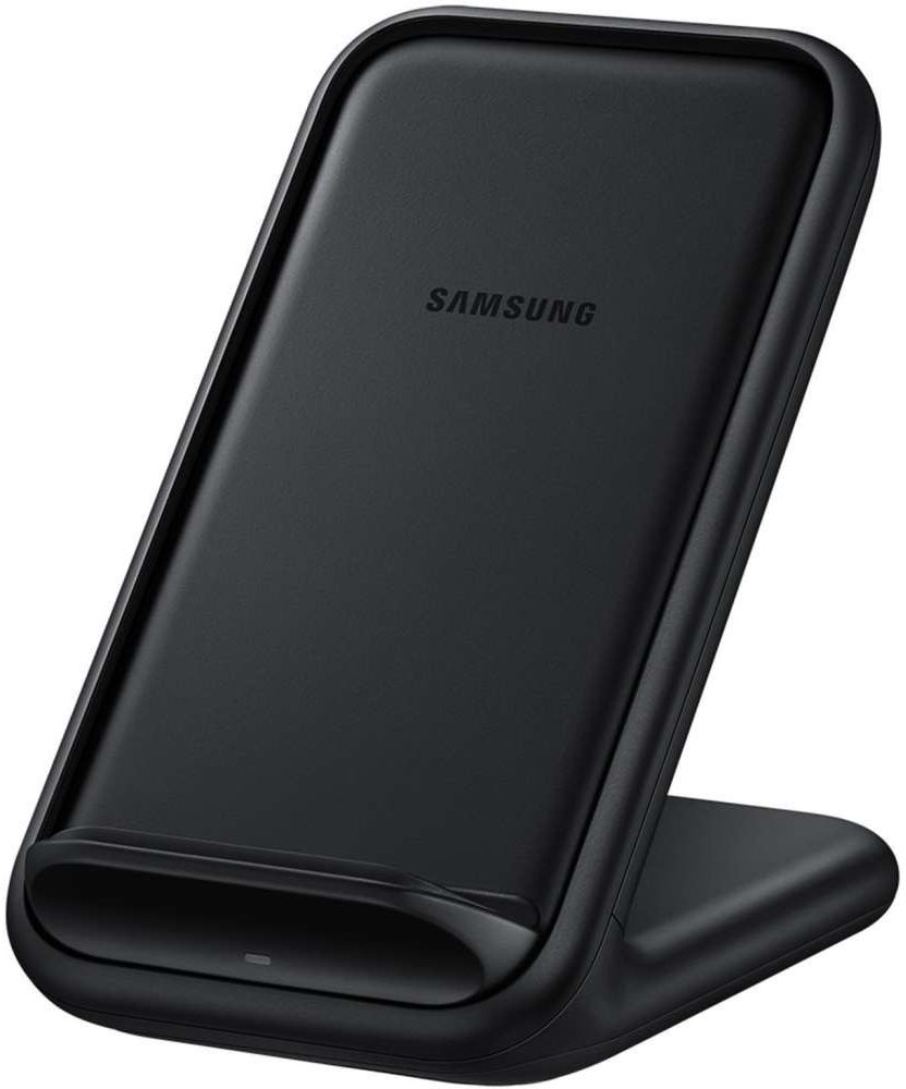 Originele Samsung Wireless Charging Stand Fast Charge Oplader Zwart afbeelding 1
