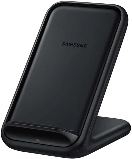 Originele Samsung Wireless Charging Stand Fast Charge Oplader Zwart afbeelding 1