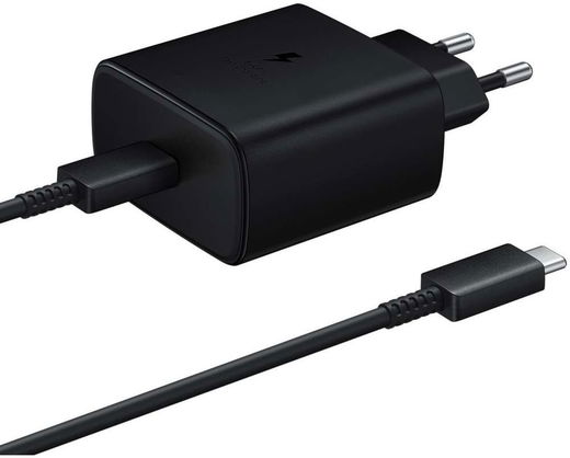 Originele Samsung 45W Power Adapter met USB-C Kabel 1 Meter 5A Zwart afbeelding 1