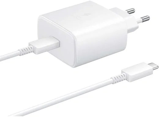 Originele Samsung 45W Power Adapter met USB-C Kabel 1 Meter 5A Wit afbeelding 1