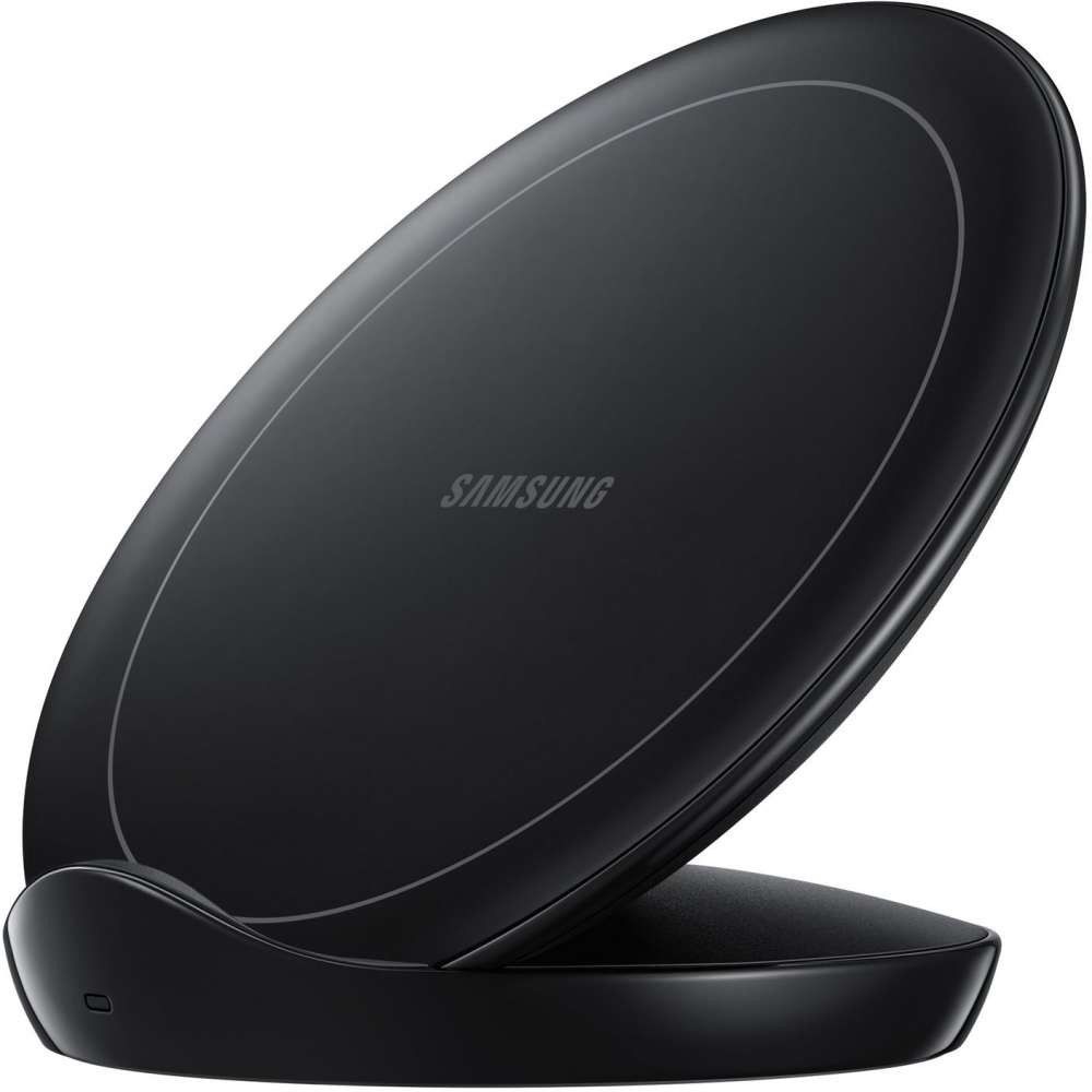 Samsung Wireless Charger Stand Fast Charge Oplader 9W Zwart afbeelding 1