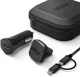 iOttie iTap Mini Travel Kit Oplader + Houder + Kabel Zwart afbeelding 1