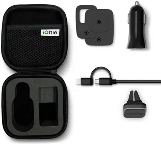 iOttie iTap Mini Travel Kit Oplader + Houder + Kabel Zwart afbeelding 4
