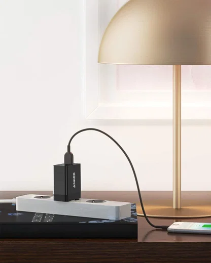 Anker PowerPort+ 1 (18W) Quick Charge / PowerIQ USB-A Adapter Zwart afbeelding 5