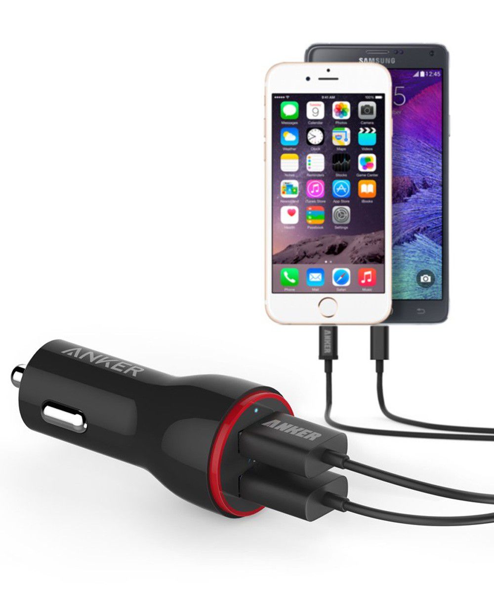 Anker PowerDrive 2 Dubbele USB Poort 24W Autolader Zwart afbeelding 8