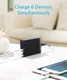 Anker PowerPort (60W) 6-Poorts Multifunctionele USB-A Thuislader Zwart afbeelding 2