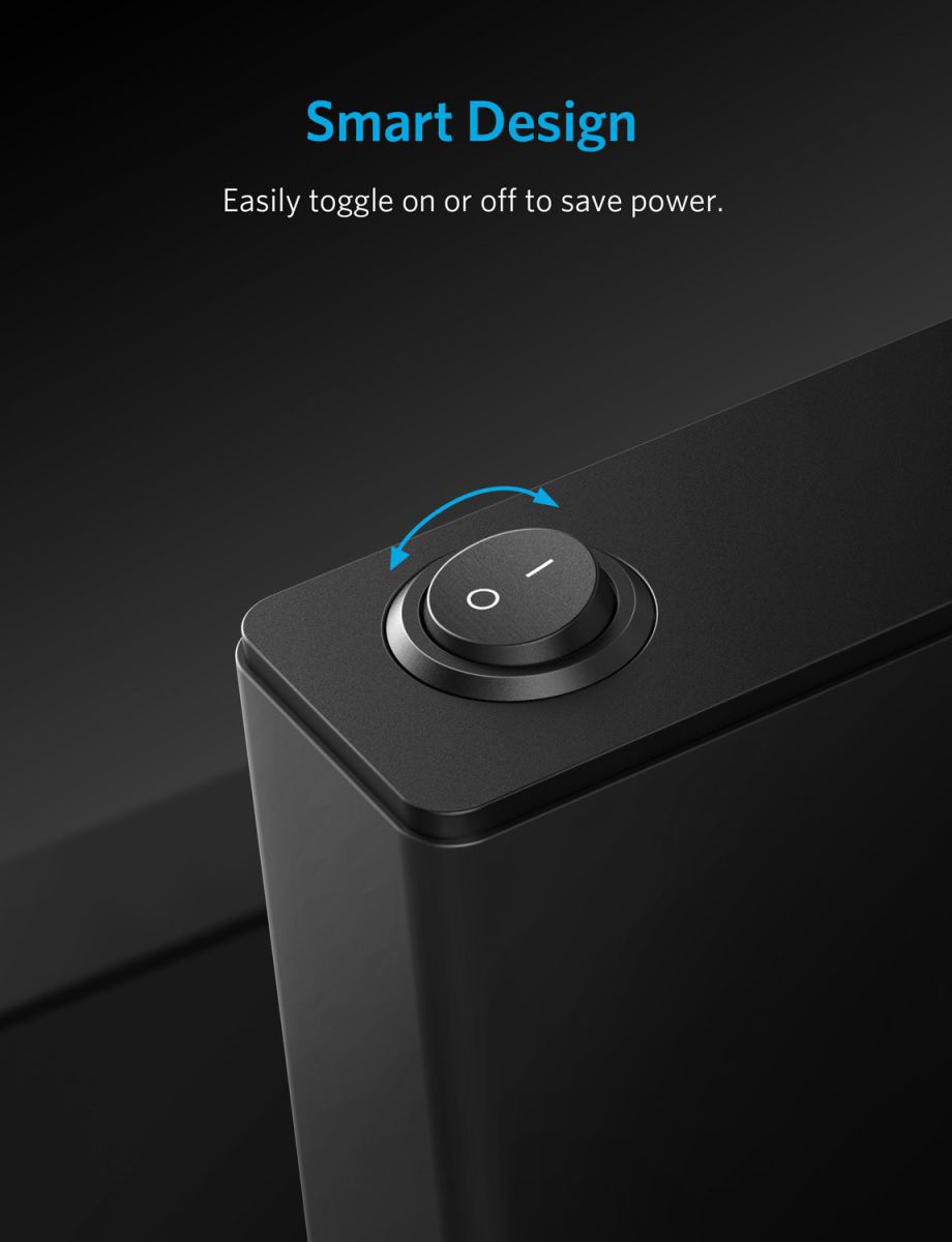 Anker PowerPort 10 Poorts USB 60W Thuislader Zwart afbeelding 5