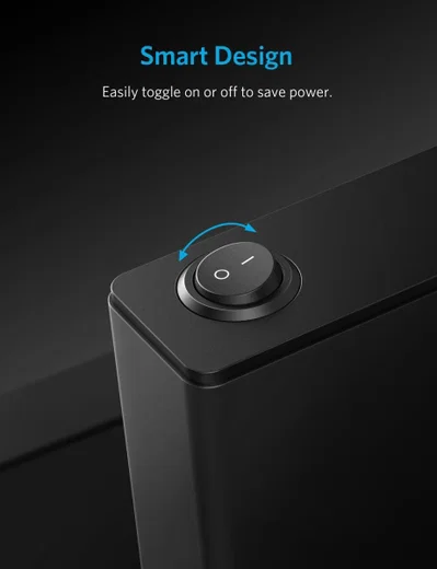 Anker PowerPort 10 Poorts USB 60W Thuislader Zwart afbeelding 5