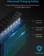 Anker PowerPort 10 Poorts USB 60W Thuislader Zwart afbeelding 4