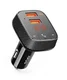 Anker ROAV SmartCharge F2 Bluetooth FM Transmitter / Autolader Zwart afbeelding 1