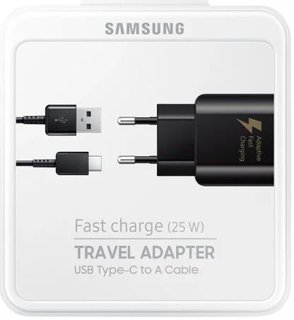Originele Samsung Fast Charge (25 W) Travel Adapter USB-C Zwart afbeelding 4