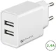 4smarts VoltPlug Dual 12W USB-A Adapter met Twee Poorten Wit afbeelding 4