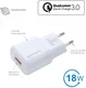4smarts VoltPlug 18W USB-A Qualcomm Quick Charge 3.0 Adapter Wit afbeelding 2