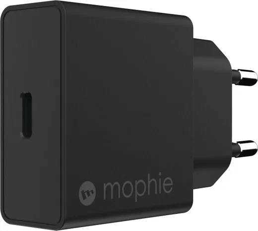 Mophie USB-C 18W Fast Charge Thuislader Zwart afbeelding 2