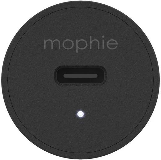 Mophie USB-C 18W Fast Charge Autolader Zwart afbeelding 2