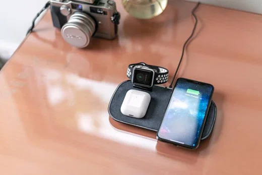 Mophie 3-in-1 Apple iPhone / Watch / AirPods Draadloze Oplader Zwart afbeelding 4