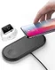 2 in 1 Wireless Fast Charger Pad Zwart afbeelding 4