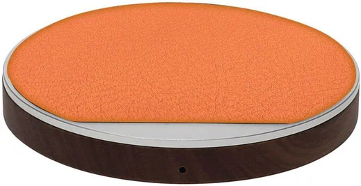 4smarts Select LIGNO 10W Fast Charge Draadloze Oplader Zilver/Oranje afbeelding 2