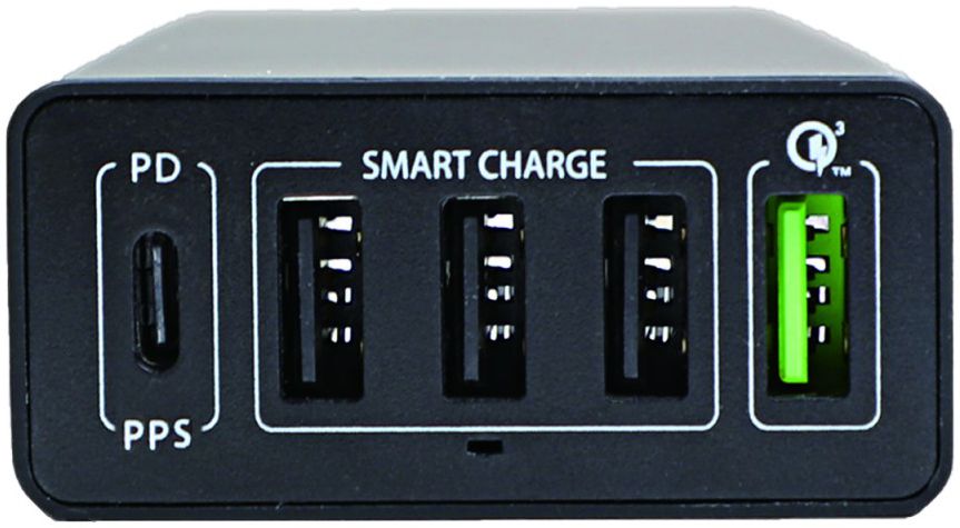 4smarts VoltPlug PPS 60W USB-A en USB-C Power Delivery Adapter Zwart afbeelding 2