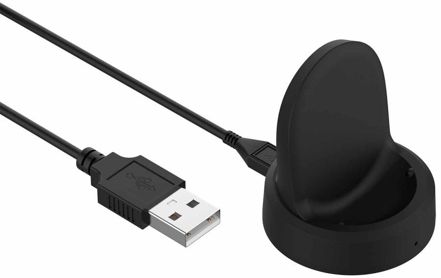 Samsung Galaxy Watch Active Oplader Draadloos Opladen Dock Zwart afbeelding 4