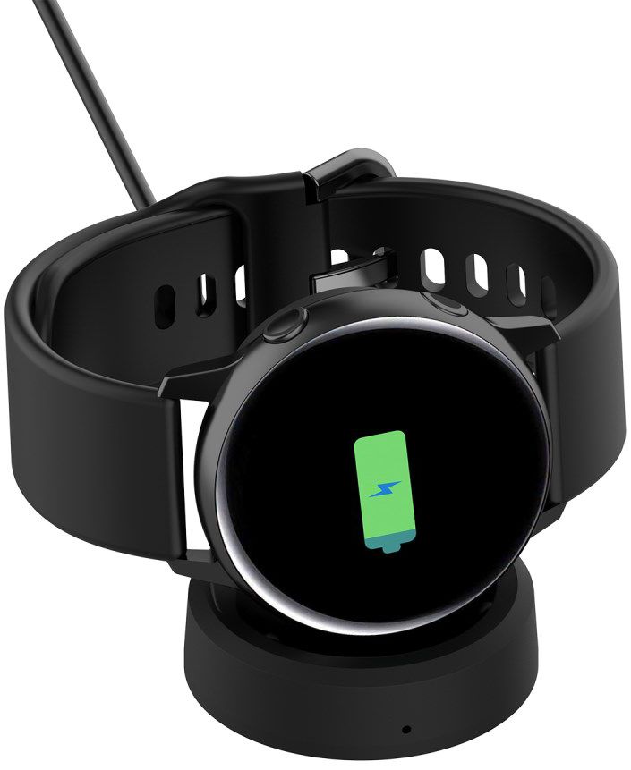 Samsung Galaxy Watch Active Oplader Draadloos Opladen Dock Zwart afbeelding 1