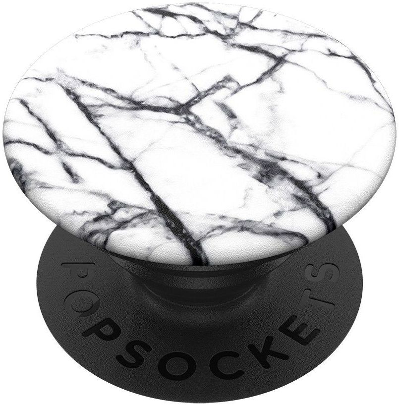 PopSockets PopGrip PopTop Telefoon Greep en Standaard Dove Wit Marmer afbeelding 1