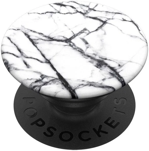 PopSockets PopGrip PopTop Telefoon Greep en Standaard Dove Wit Marmer afbeelding 1