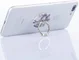 Universele Kickstand Ring en Vinger Houder Attachable Marmer Roze/Wit afbeelding 3