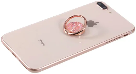 Universele Kickstand Ring en Vinger Houder Attachable Glitter Roze afbeelding 6