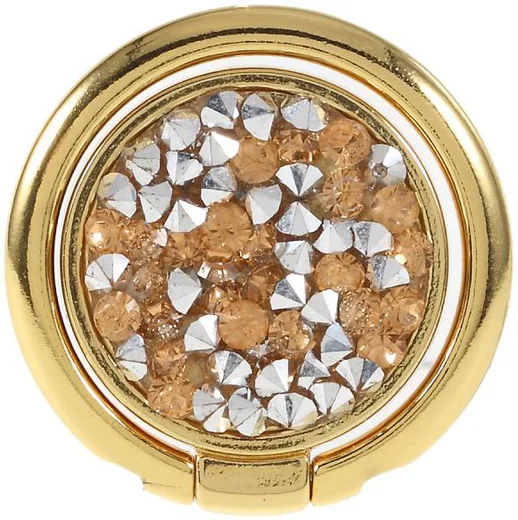 Universele Kickstand Ring en Vinger Houder Attachable Glitter Goud afbeelding 1