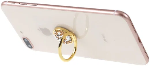 Universele Kickstand Ring en Vinger Houder Attachable Glitter Goud afbeelding 7