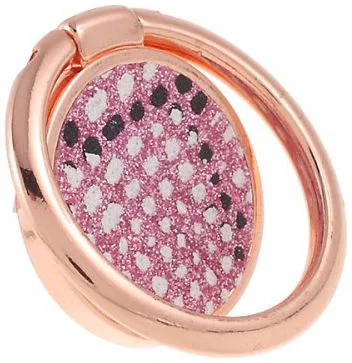 Universele Luipaard Kickstand Ring en Vinger Houder Attachable Roze afbeelding 2