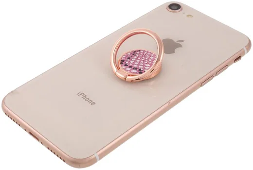 Universele Luipaard Kickstand Ring en Vinger Houder Attachable Roze afbeelding 5