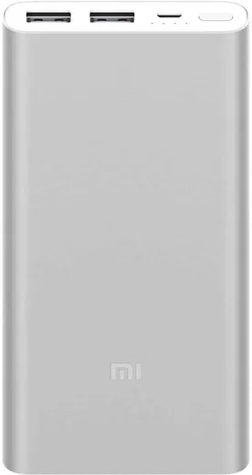 Xiaomi 2S Powerbank met LED Indicator 10000 mAh Grijs afbeelding 1