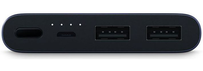 Xiaomi 2S Powerbank met LED Indicator 10000 mAh Blauw afbeelding 2