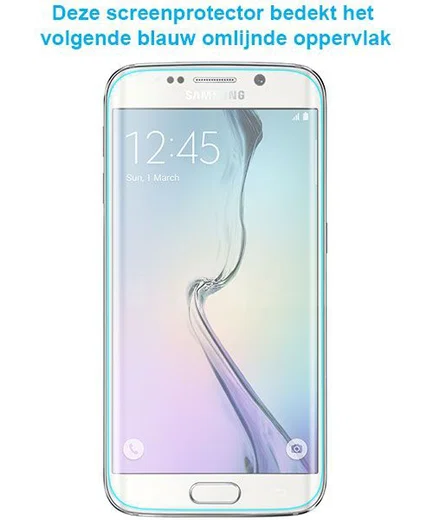 InvisibleSHIELD Original Screen Protector Samsung Galaxy S6 Edge afbeelding 4