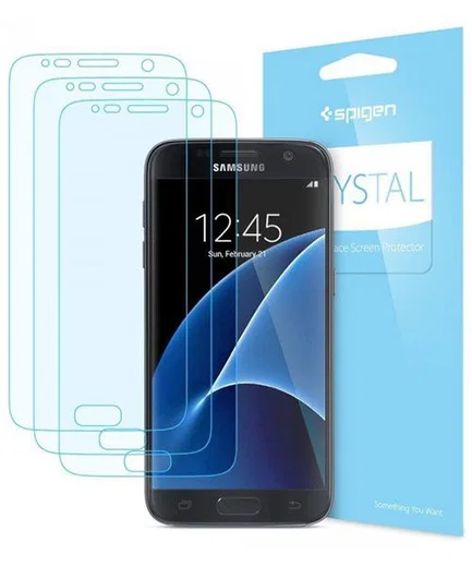 Spigen Crystal Screen Protector Samsung Galaxy S7 3 Pack afbeelding 1