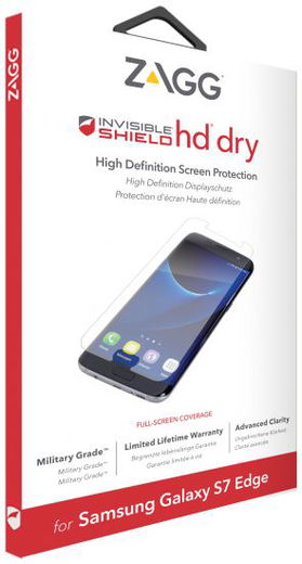 ZAGG InvisibleShield HD Dry Screen Protector Samsung Galaxy S7 Edge afbeelding 1