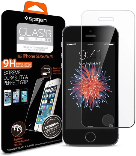Spigen GLAStR Slim HD Screen Protector Apple iPhone 5/5S/SE afbeelding 1