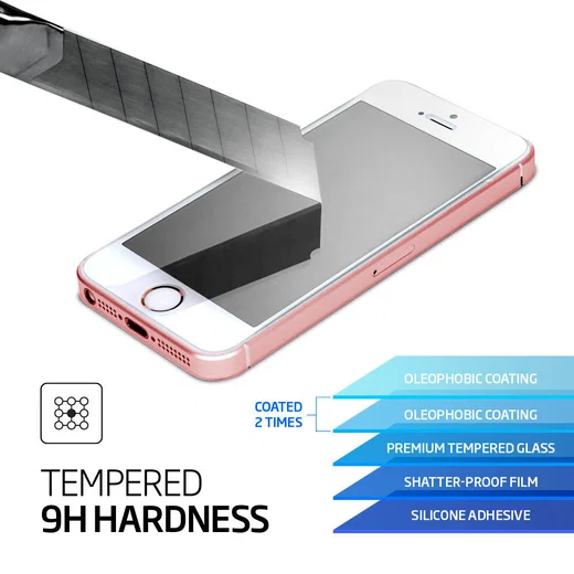 Spigen GLAStR Slim HD Screen Protector Apple iPhone 5/5S/SE afbeelding 4