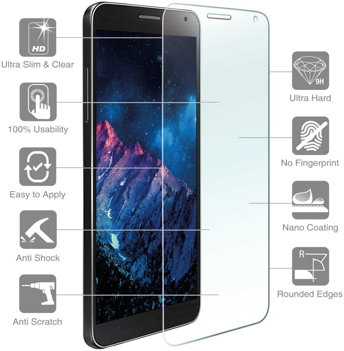 4smarts Second Glass Apple iPhone 7 / 8 / 6s / 6 afbeelding 5